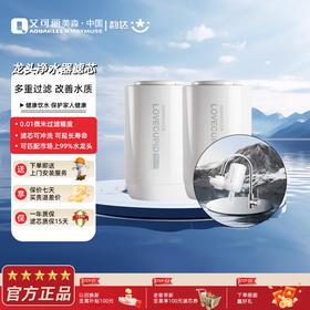 艾可丽净水器家用水龙头过滤器自来水厨房滤水器活性炭大通量超滤净水机滤芯