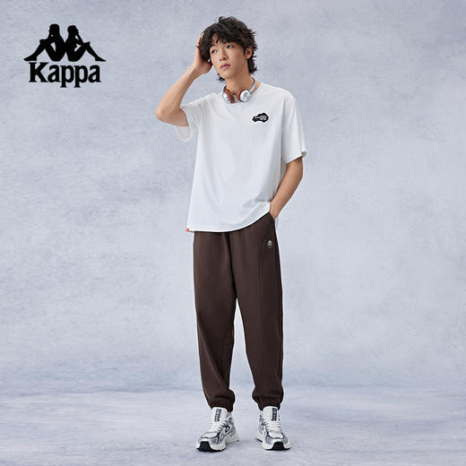 Kappa卡帕背靠背运动短袖t恤2024新款夏季凉感防晒半袖上衣男款潮K0E52TD84 商品图4