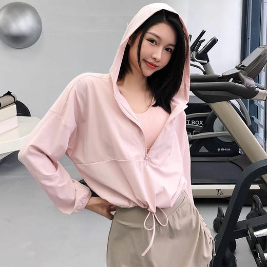 跃牌【禅语梵心】运动宽松遮阳轻薄凉感外套女WT2618 商品图2