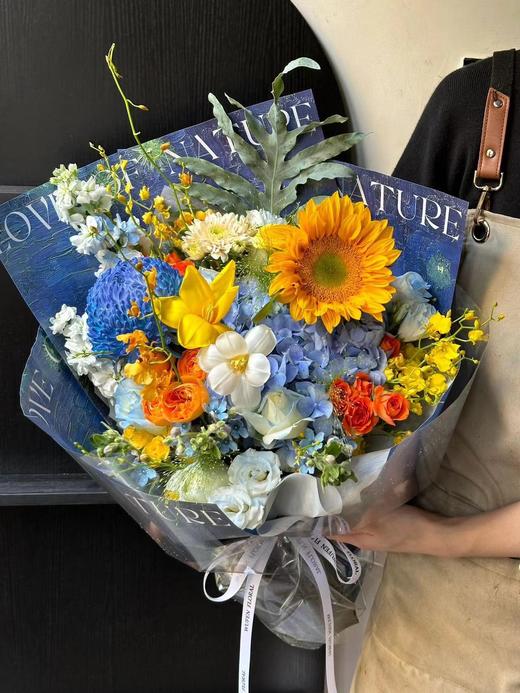 油画氛围系列星空/向日葵-10张 53*37cm 商品图1