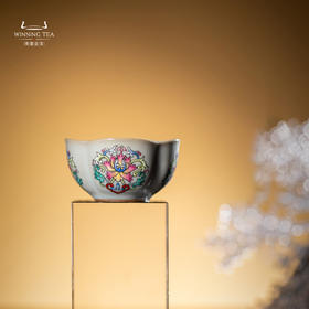 问鼎汝瓷鼎峰系列月白金瓜杯（珐琅彩）（缺货）