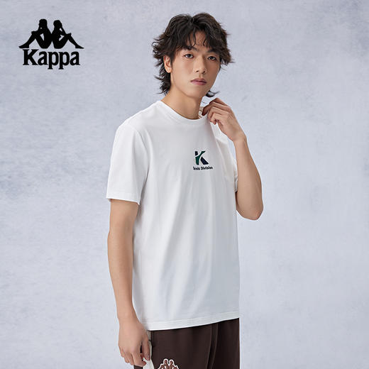 Kappa卡帕背靠背凉感抗菌短袖夏季2024新款男休闲t恤户外运动上衣K0E52TD25 商品图1