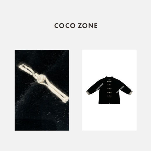 COCO ZONE"东方美学"冬季国风立领时尚单排扣外套23C30750 商品图2