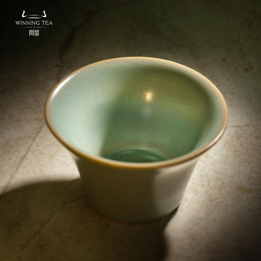 问鼎汝瓷收藏款天青马蹄杯 商品图1