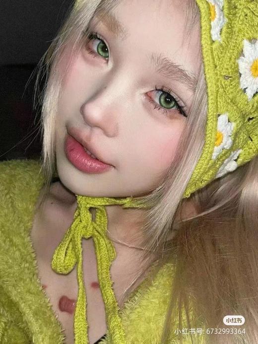 【半年抛实拍大直径】YUKICON-混血-电光系列-电光紫/孔雀绿-14.5mm【半年抛0-800度 无525/575 非离子】 商品图6