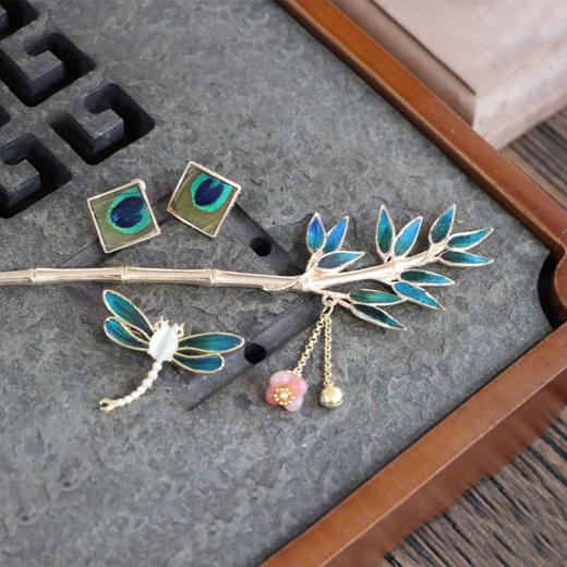 手作仿点翠首饰材料包 商品图0