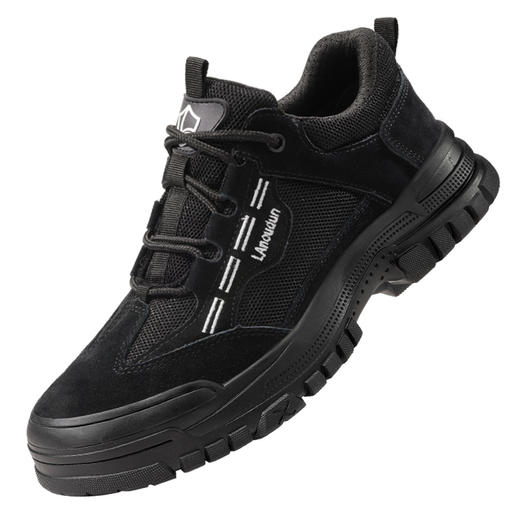 蓝鸥盾劳保鞋男四季款橡胶底钢包头4.0科技凯夫拉安全鞋工作鞋防砸防刺 商品图7