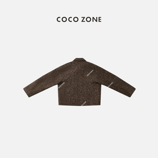 COCO ZONE春秋新款翻领设计感气质显瘦短外套香风23C19650 商品图1