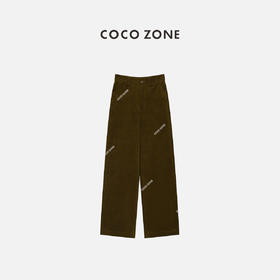 COCO ZONE美拉德秋冬休闲百搭直筒裤高腰显瘦裤 23C19475