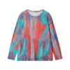 夏季新款彩色扎染男士上衣潮流宽松休闲长袖时尚百搭渐变T恤 商品缩略图0
