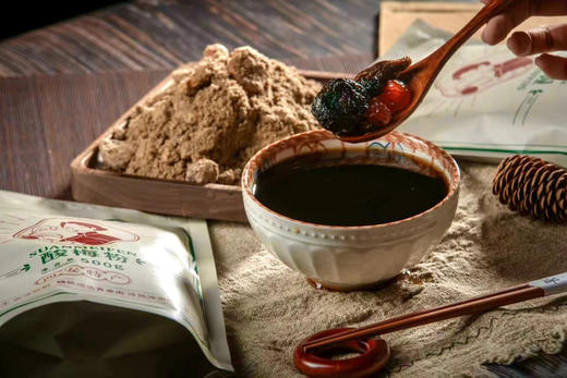 桃姑娘酸梅粉！起源于陕西，从唐朝宫廷流传下来的制作工艺，手工古法配制，大颗粒果肉丰富、免煮型方便快捷、保持原有的天然成份，原汁原味，并加以科学的配方，可冷饮、热饮 常温饮用！无添加剂！500克/袋 商品图4