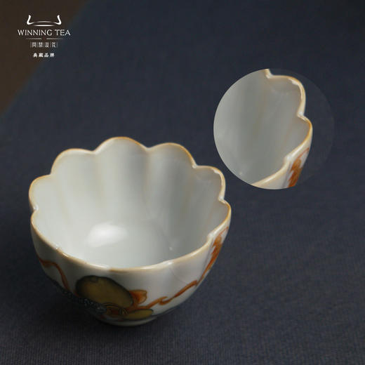 问鼎汝窑月白菡萏杯（金蟾吸财）（缺货） 商品图2