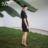 IWY/优雅黑色连衣裙气质职业西装裙女高级感夏季时尚售楼部教师工作服Q14239 商品缩略图4