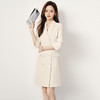 【西装领】罗蒙女士连衣裙七分袖中长款裙子女气质优雅简约大方商务 商品缩略图2