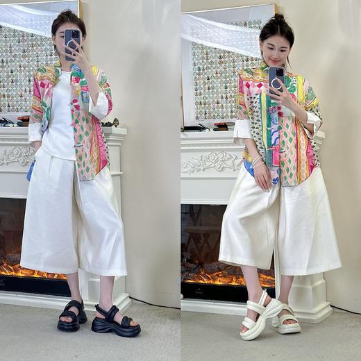 双色可选夏季小羊皮面包凉鞋——chao级软糯的脚感，穿上根本不想脱！魔术贴松糕凉鞋 可以自由调节松紧 脚感如履平地不打滑  | 6.5公分厚底 穿上一秒变身大长腿、轻松拉伸比例！日常休闲百搭 商品图10