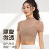 跃牌【禅语梵心】性感网纱瑜伽服短袖带胸垫跑步速干运动文胸DX2585 商品缩略图0