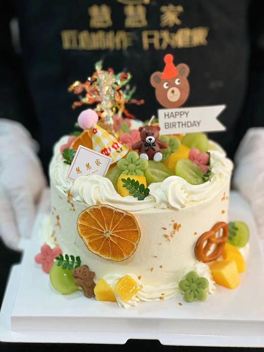 蛋糕定制—小熊水果蛋糕 商品图0
