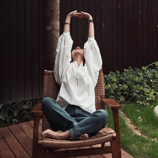 裁缝学苑AQ307设计感小众新中式复古盘扣衬衫纸样女装落肩衬衣打版样板 商品图2