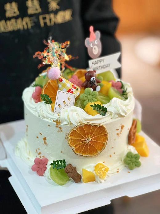 蛋糕定制—小熊水果蛋糕 商品图1