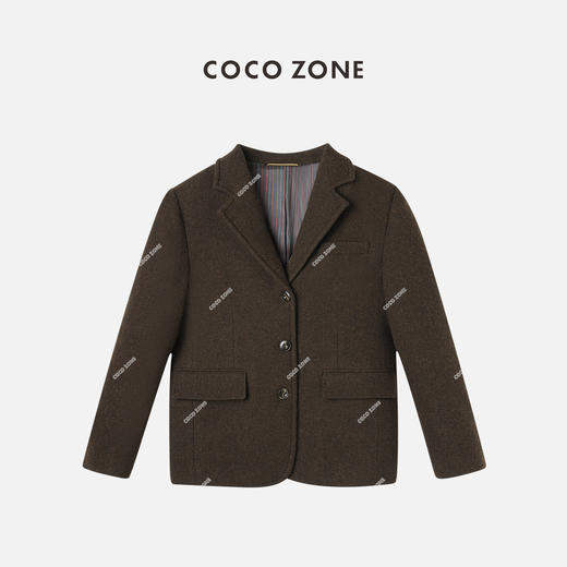 刘一一&COCO ZONE复古翻领气质西装外套单排扣时尚上衣24C10011 商品图0