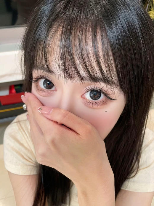 【大直径日抛】大树莓黑·Leenscolor丨14.5mm（日抛/一盒10片装） 商品图1