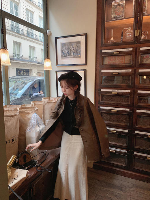  金蘑菇菇 莫尼卡秋日 牛仔鱼尾穿搭组 /休闲感鱼尾牛仔裙 商品图0