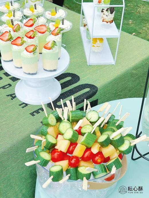 夏日绿色系会议茶歇 商品图3