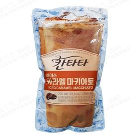 乐天康塔塔焦糖玛奇朵冰咖啡饮料230ml/包