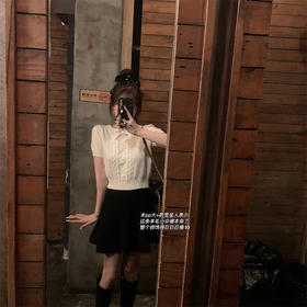 金蘑菇菇 蓬蓬裙/南瓜短裤白色恋人穿搭组 