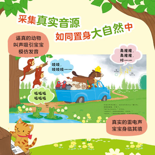 小鸡球球发声书：全3册点读版触摸发声书有故事的宝宝手指点读双语发声一起来演奏来听古典音乐欢迎新朋友 商品图2