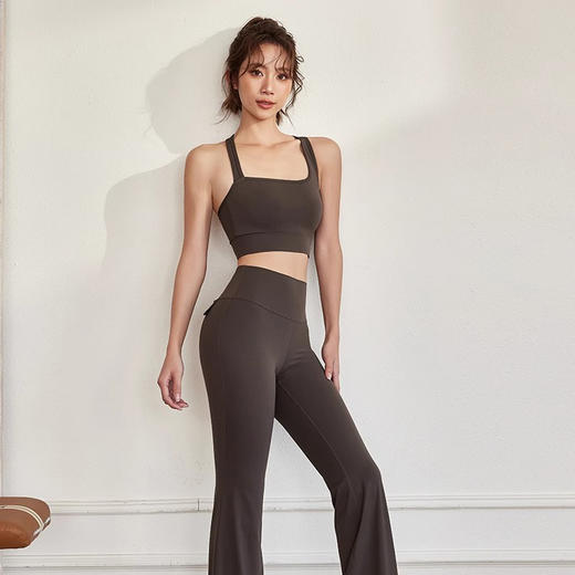 跃牌【禅语梵心】春夏新莱卡运动内衣裸感美背瑜伽背心WX2513 商品图4