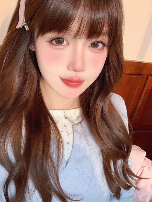 半年抛 软嘟嘟 gugucon  大直径14.5 着色13.8 (同品牌多副更划算 选款色板在详情页内)  基弧3.8 含水38％ 韩国 粉色 红豆奶茶棕 商品图2