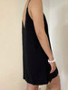 KUNMANMA｜the Reader Dress 前后V领吊带短裙 侧开叉 [ 黑 / 白 ] 商品缩略图7