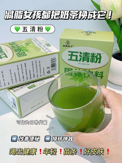 【资养天下五清粉】巨清肠排毒素!吃外卖吃夜宵闭眼冲!!富含丰富的膳食纤维和多种维生素！O添加糖!低脂低热量! 商品图3