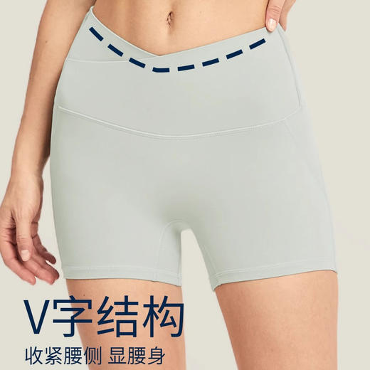 跃牌【禅语梵心】免穿内裤零感一片式瑜伽裤塑型短裤DK2659 商品图4