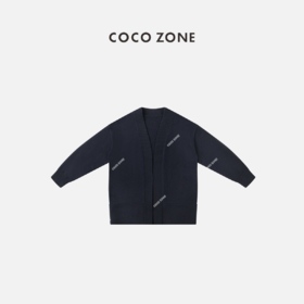 COCO ZONE“奢贵极简”法式毛针织开衫慵懒风上衣23C19837