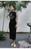 8351#中式竹子小黑裙 商品缩略图2