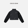 COCO ZONE冬季立领颗粒绒拼接外套百搭气质夹克外套23C19974 商品缩略图1