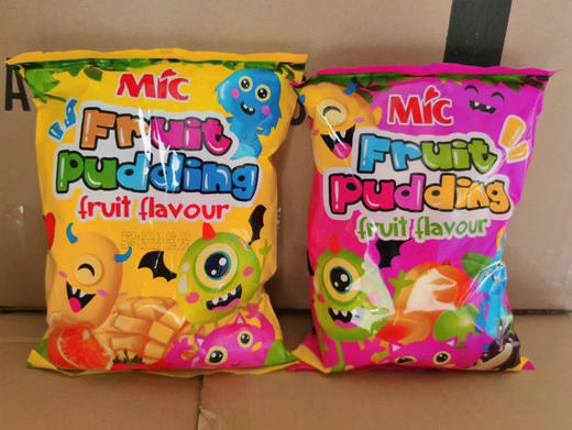 MIC大眼萌可吸果汁布丁840克粉色 商品图1