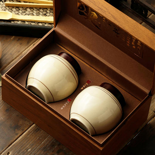 【合规】喫茶 C款 【双瓷罐• 咖】40元一套 /一件10套/约装半斤 商品图1