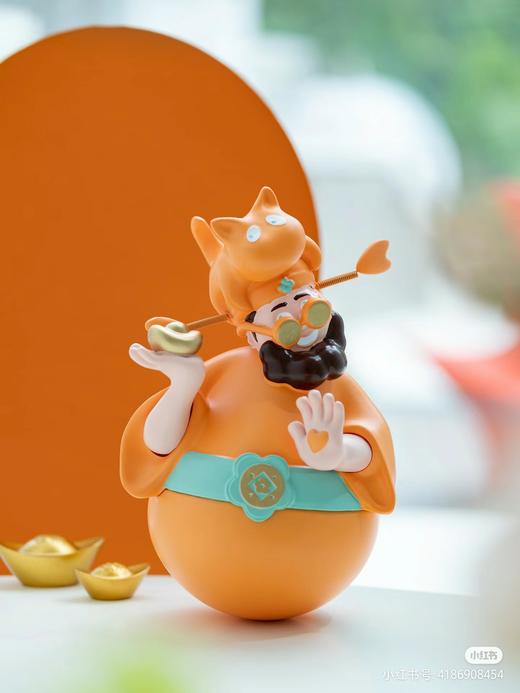 《四喜财神》20cm-明橙绿腰 商品图7