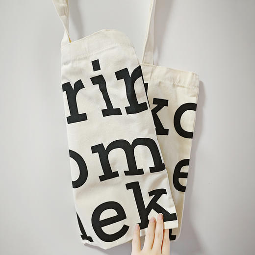 【北欧风字母帆布包】慵懒大容量包包女帆布袋 学生上班通勤单肩便携帆布包 商品图3