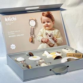 kaichi凯驰新生婴儿安抚礼盒01岁宝宝手摇铃玩偶玩具高端用品礼物