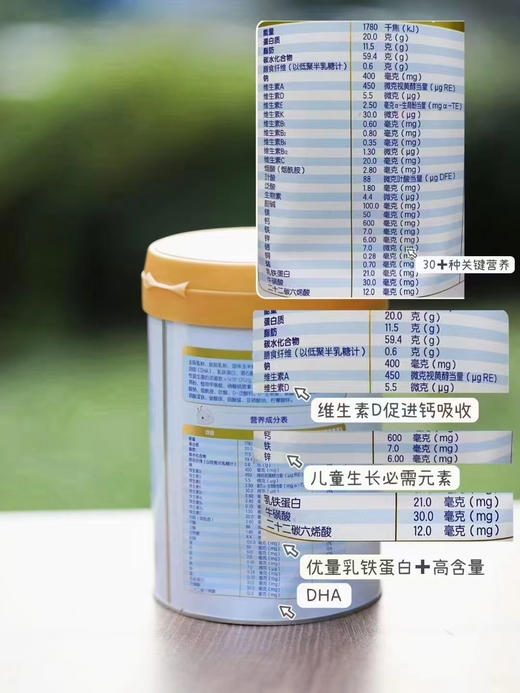 合生元儿童奶粉首购一罐288元，第二罐48元，即800克两罐336元 商品图8