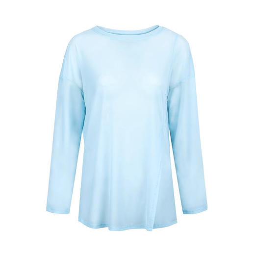 跃牌【禅语梵心】春夏跑步网纱速干衣女罩衫健身T恤CX2645 商品图4