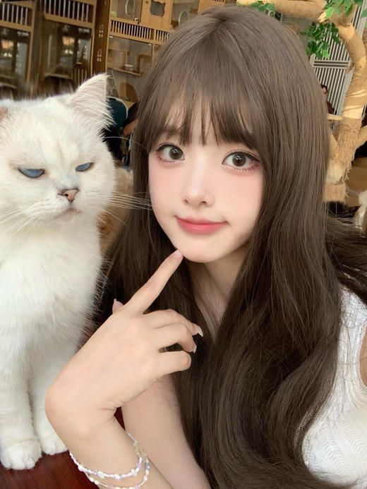 半年抛 小梨子 gugucon  小直径14.0 着色13.1 (同品牌多副更划算 选款色板在详情页内)  基弧3.8 含水38％ 韩国 清透灰绿色美瞳 商品图9