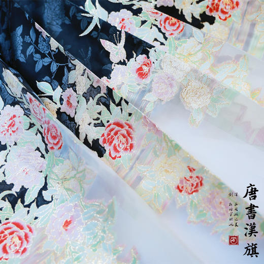 【满庭芳·似锦】马面裙织金妆花改良国风新中式蔷薇黑马面套装 商品图7