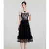 司歌蕾丝刺绣短袖连衣裙复古仙气A891043X 商品缩略图0