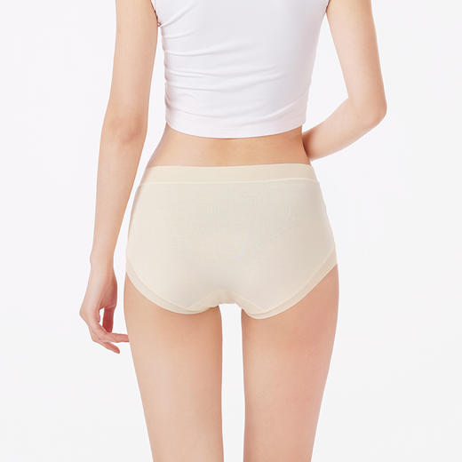 都市丽人内裤纤柔绵平角裤山茶花提花女士内裤LKT5M1 商品图4