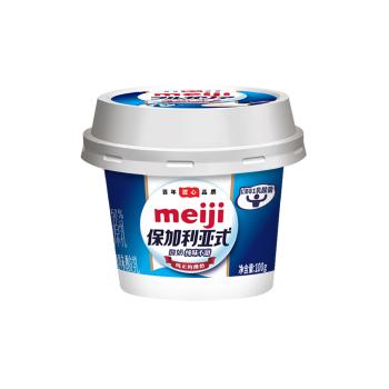 明治meiji【国内奶源】保加利亚式酸奶纯味不甜150g*3低温酸奶 商品图4